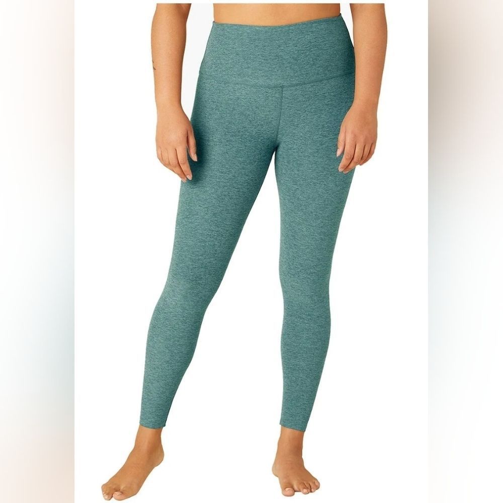 Beyond Yoga Spacedye Rainforest Blue Heather Yoga Leggings, Super Soft | S